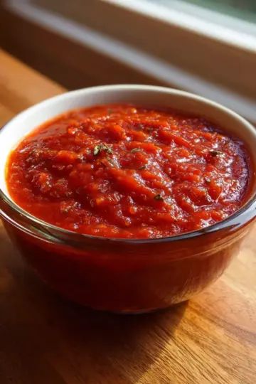 Quick Homemade Tomato Sauce