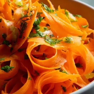 Carrot Ribbon Salad Easy Recipe
