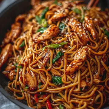 Delicious Chicken Teriyaki Noodles
