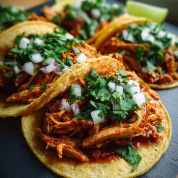 Easy Weeknight Shredded Chicken Tacos