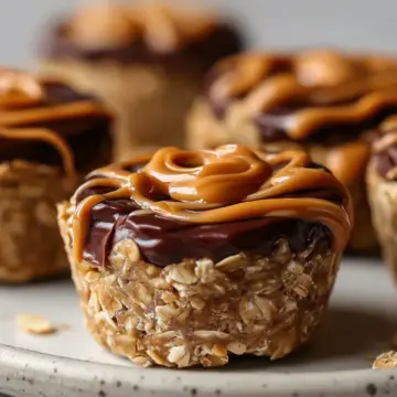 Easy Peanut Butter Protein Oatmeal Cups