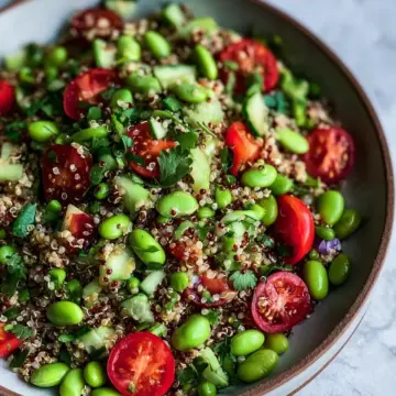 Edamame Quinoa Salad