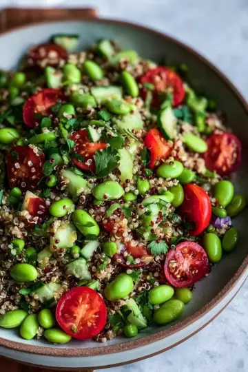 Edamame Quinoa Salad