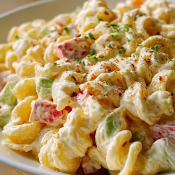 Irresistible Creamy Amish Pasta Salad