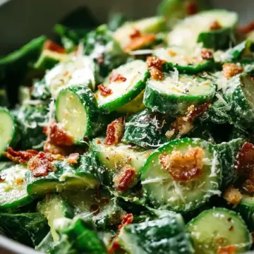 Cucumber Caesar Salad